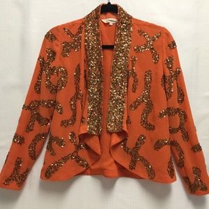 6 SHORE ROAD sequin drapey jacket